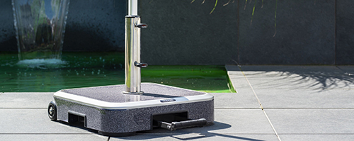 Sonnenschirmständer - banner