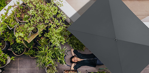 Sonnenschirm rechteckig - banner