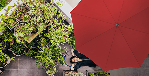 Sonnenschirme rund - banner