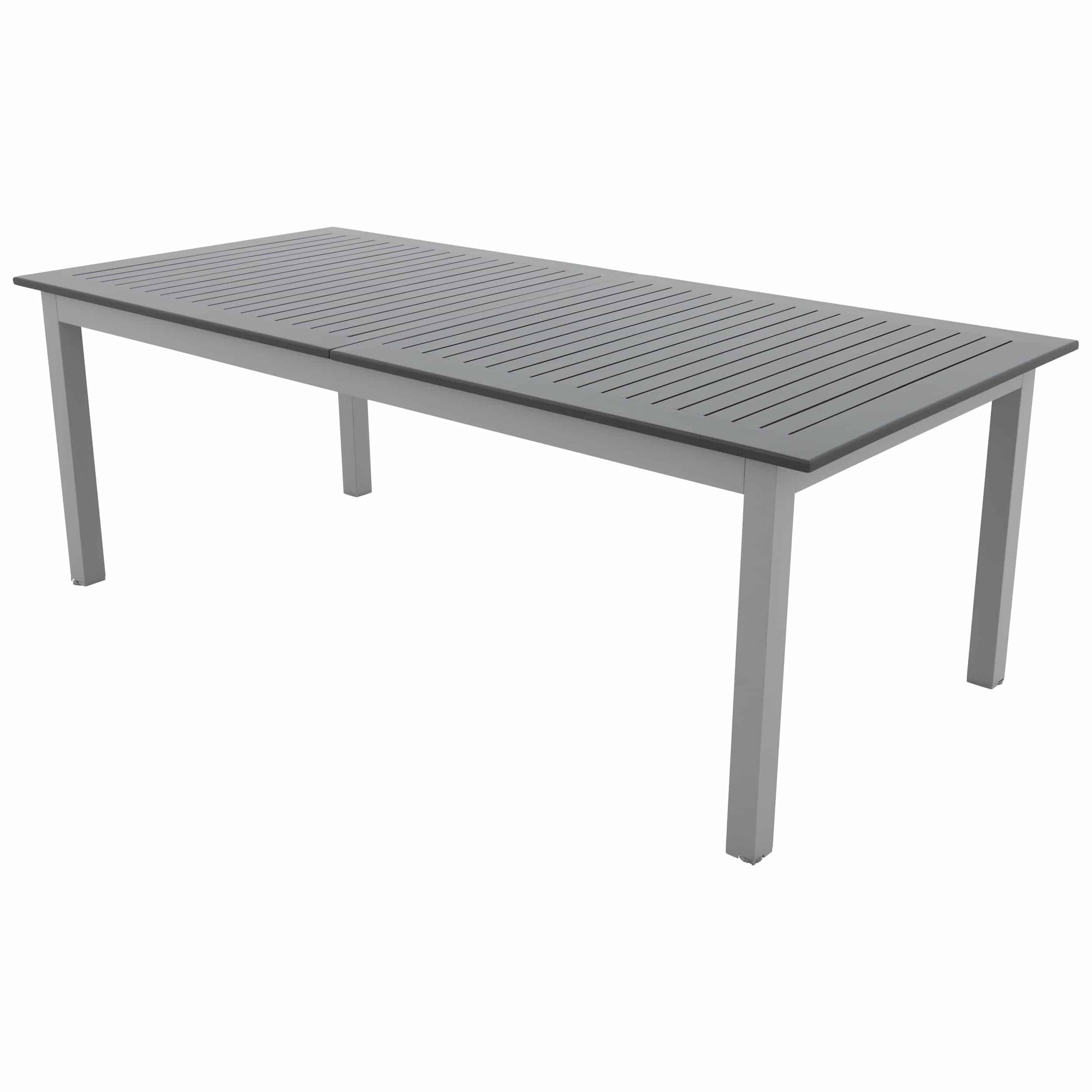 Expert Plus Aluminium Ausziehtisch 220/280x100 metallgrau/anthrazit