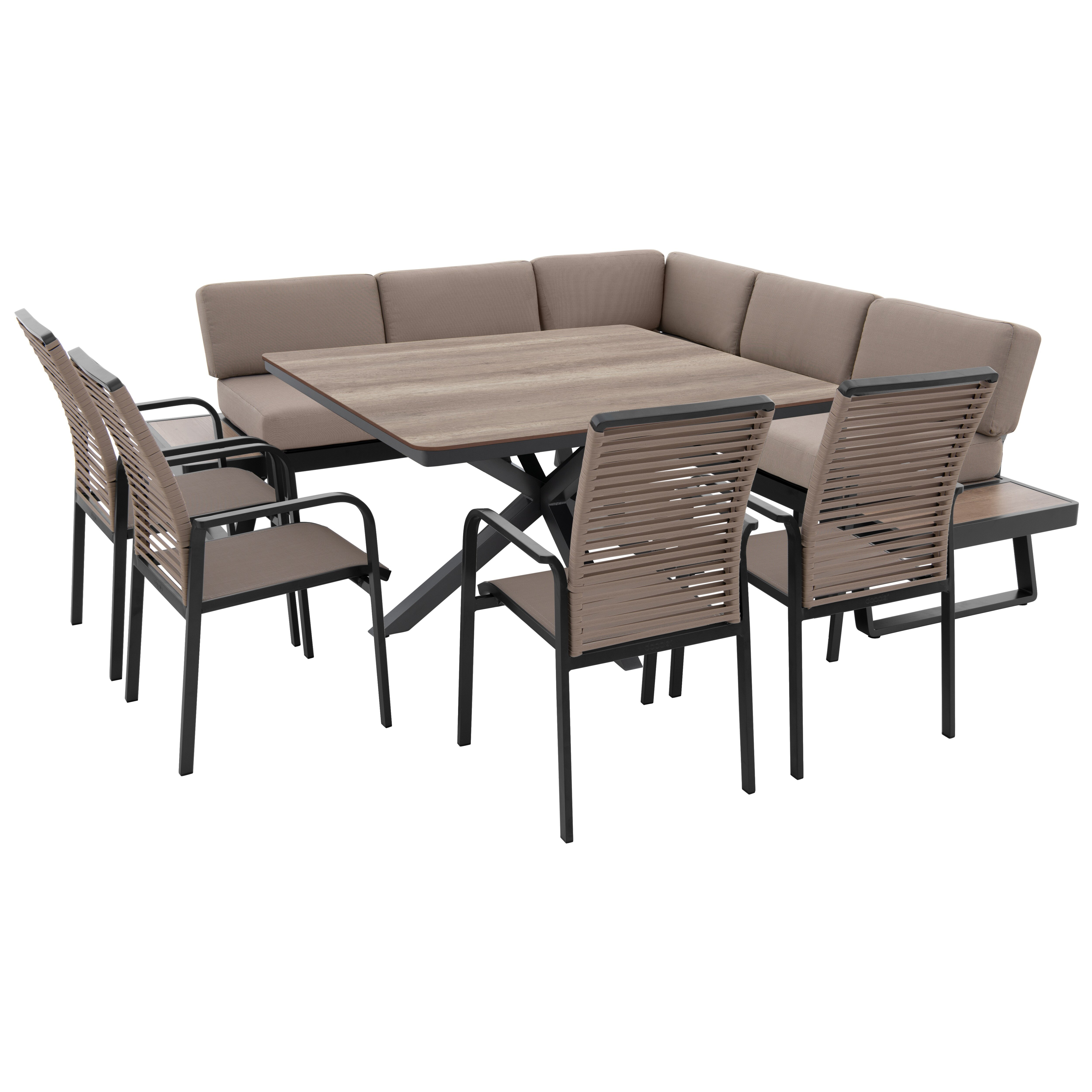 Expert Plus Esslounge Vittoria HPL Holzoptik