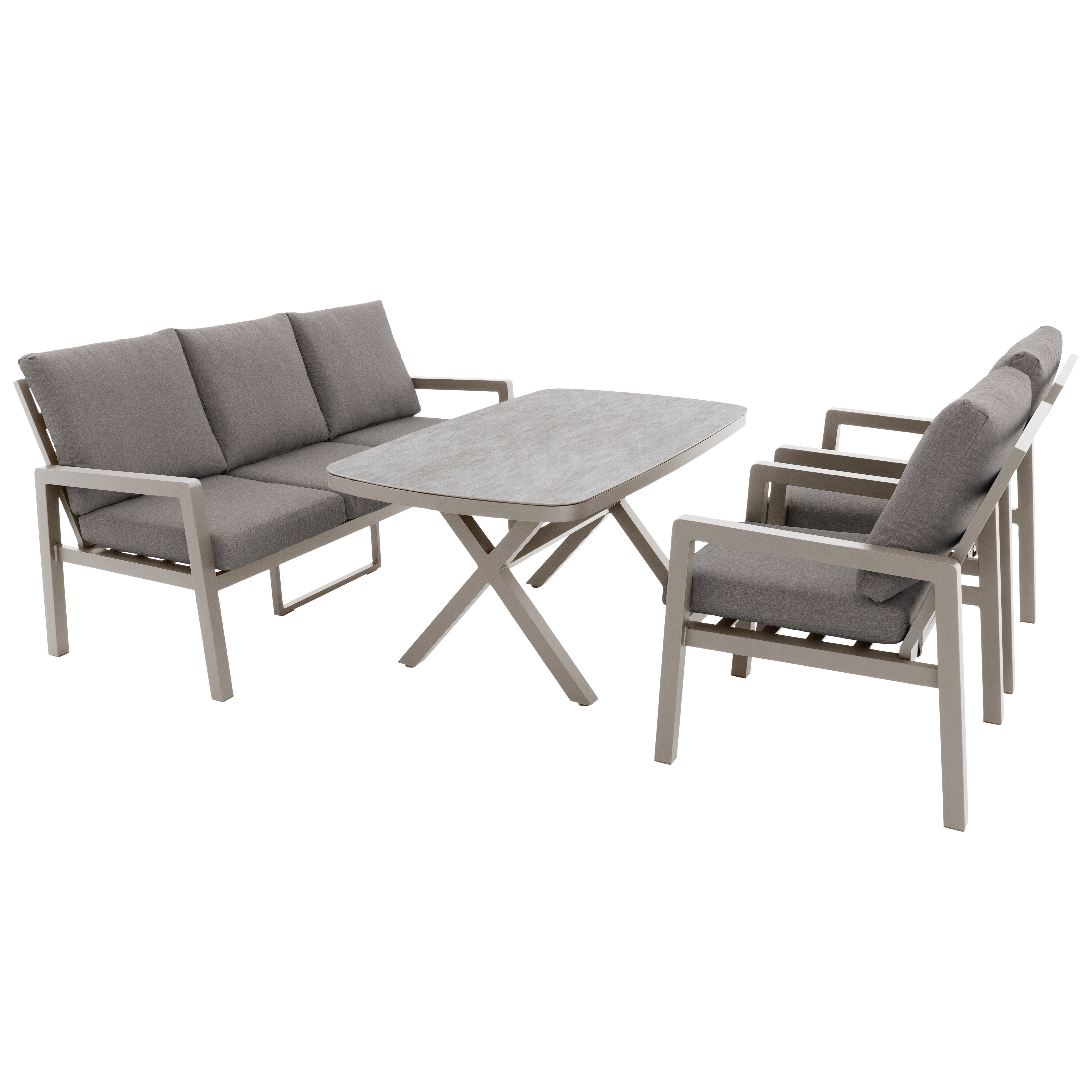 Life Lounge-Set 4 tlg. Sand 