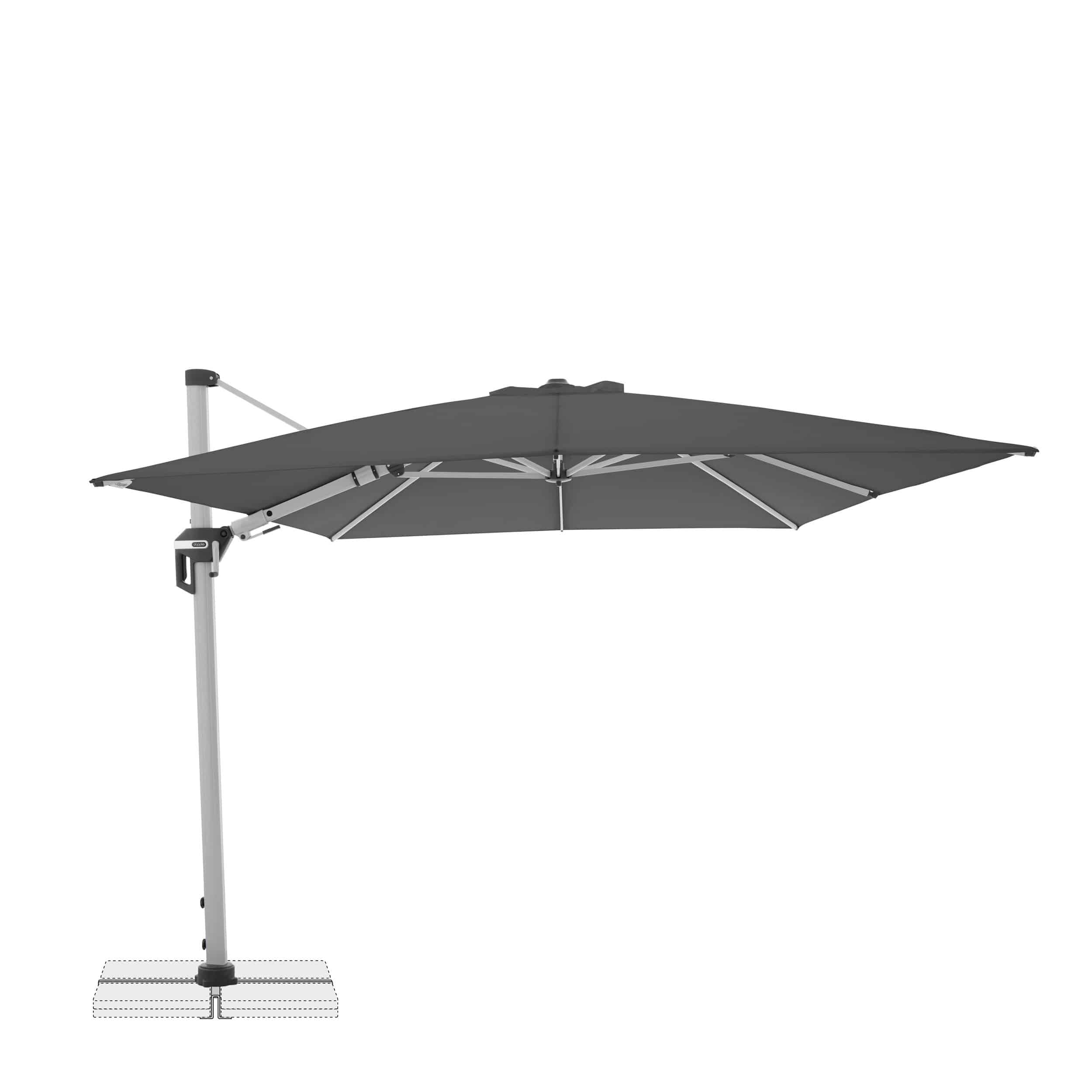 Pendelschirm ACTIVE II 350x260, ca. 350x260/8tlg. D. 840 anthrazit