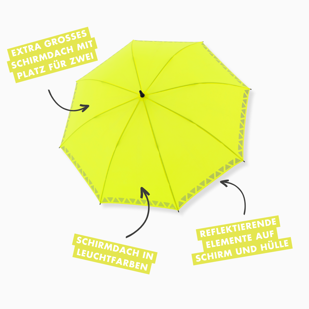 Regenschirm mit Reflektoren Safety Golf